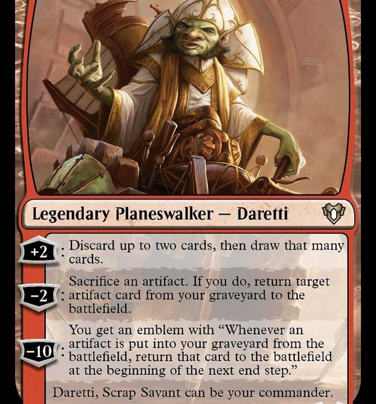 Daretti, Scrap Savant [Commander Masters]