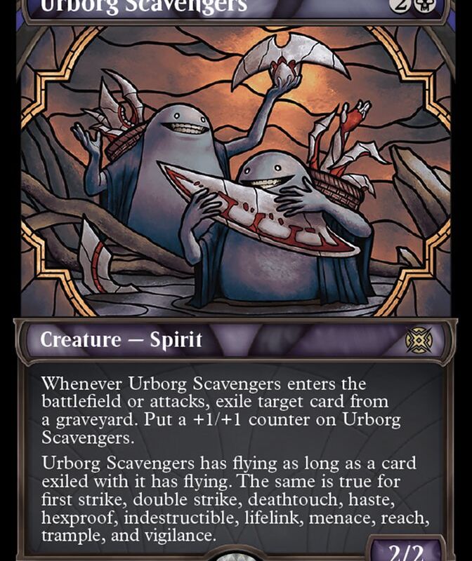 Urborg Scavengers (Showcase Halo Foil) [March of the Machine: The Aftermath]