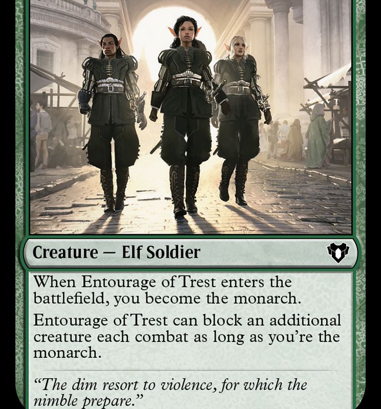 Entourage of Trest [Commander Masters]