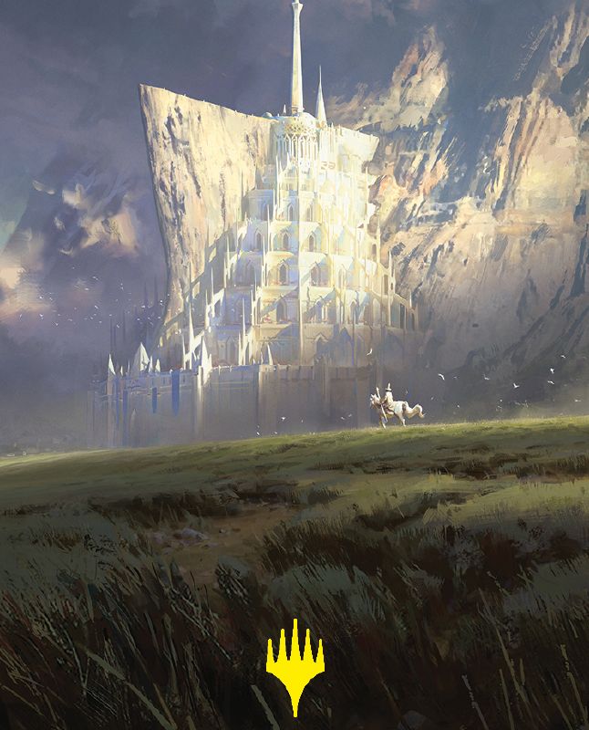 Minas Tirith Art Card (Gold-Stamped Signature) [The Lord of the Rings: Tales of Middle-earth Art Series]