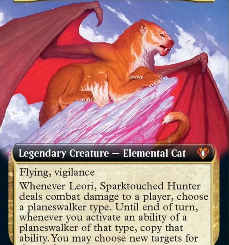 Leori, Sparktouched Hunter (Extended Art) [Commander Masters]