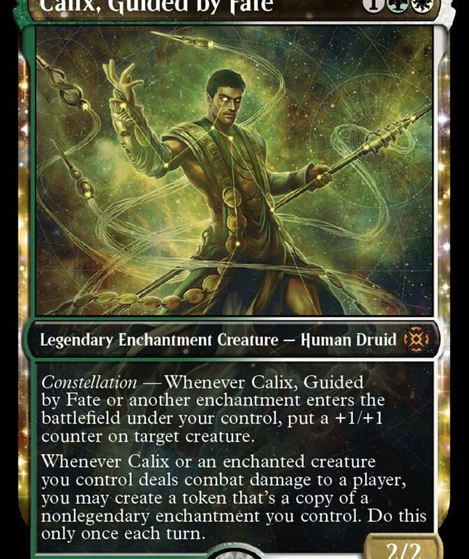 Calix, Guided by Fate (Showcase Halo Foil) [March of the Machine: The Aftermath]
