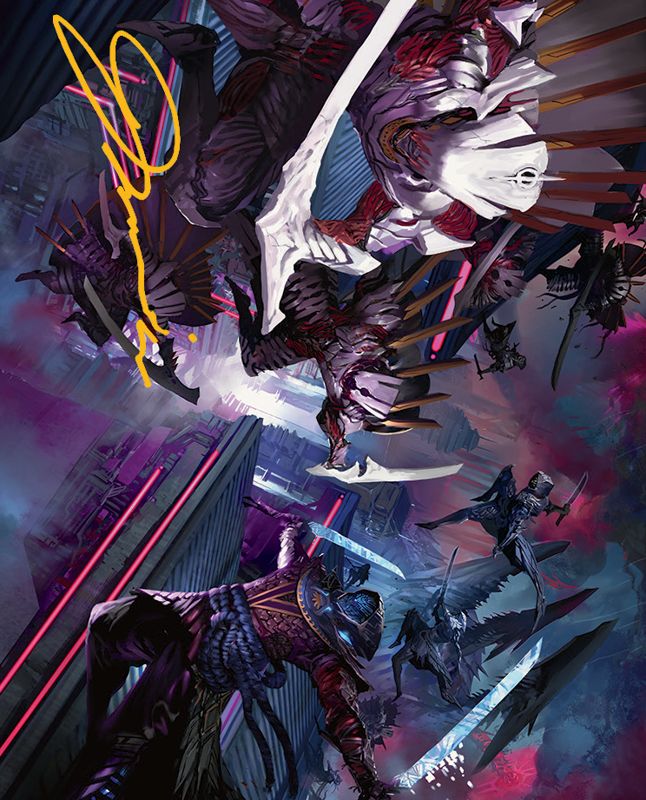 Invasion of Kamigawa Art Card (Gold-Stamped Signature) [March of the Machine Art Series]