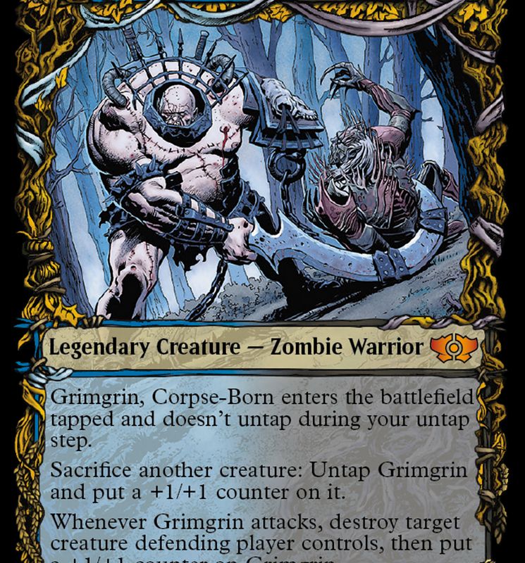 Grimgrin, Corpse-Born (Halo Foil) [Multiverse Legends]