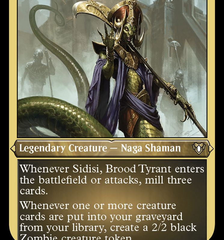 Sidisi, Brood Tyrant (Foil Etched) [Commander Masters]
