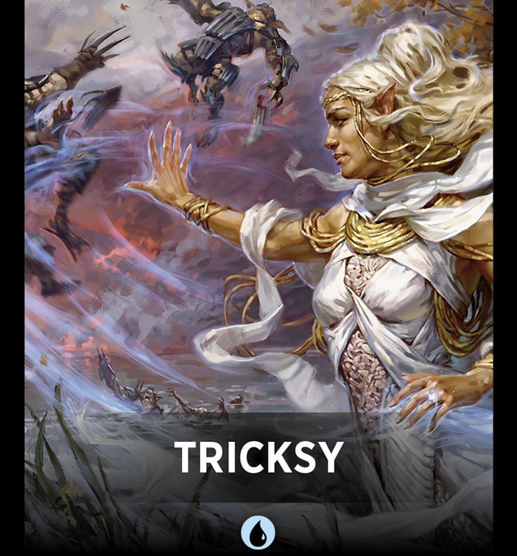 Tricksy Theme Card [The Lord of the Rings: Tales of Middle-Earth Tokens]