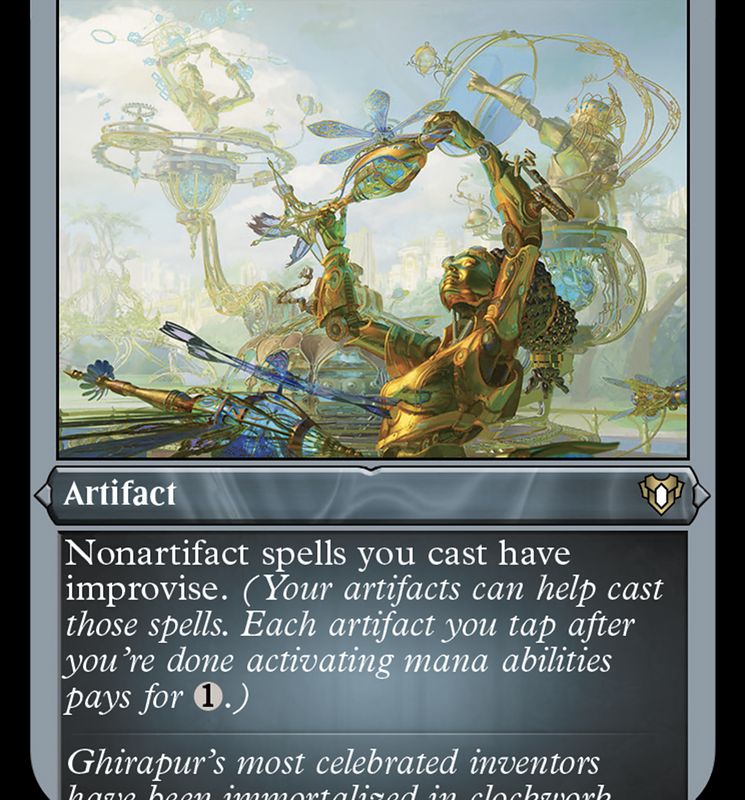 Inspiring Statuary (Foil Etched) [Commander Masters]