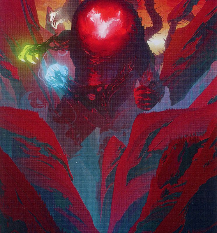 Omnath, Locus of All Art Card (62) [March of the Machine Art Series]