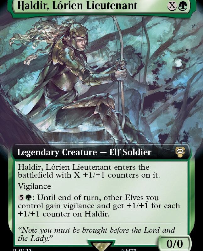 Haldir, Lorien Lieutenant (Extended Art) [The Lord of the Rings: Tales of Middle-Earth Commander]