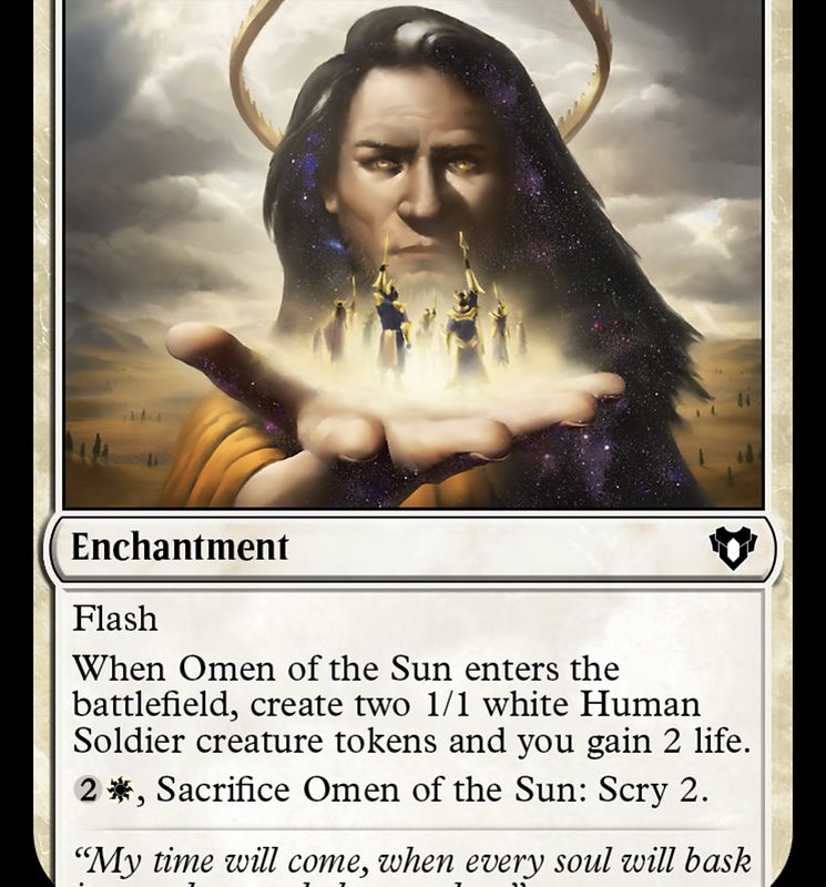Omen of the Sun [Commander Masters]