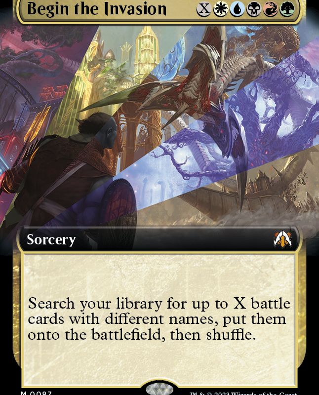 Begin the Invasion (Extended Art) [March of the Machine Commander]