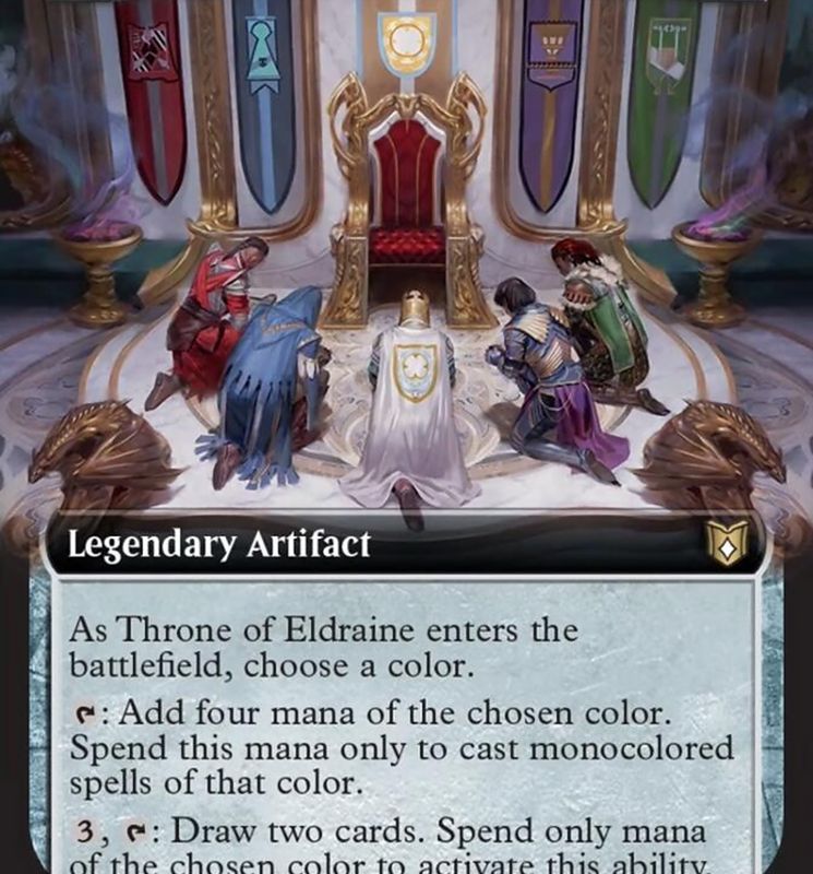 Throne of Eldraine (Extended Art) [Wilds of Eldraine Commander]