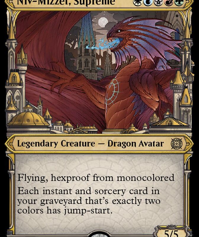 Niv-Mizzet, Supreme (Showcase Halo Foil) [March of the Machine: The Aftermath]