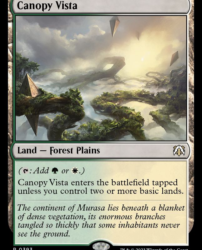 Canopy Vista [March of the Machine Commander]