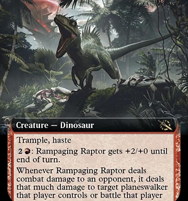 Rampaging Raptor (Extended Art) [March of the Machine]