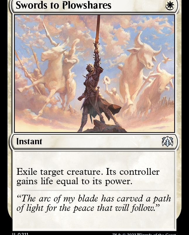 Swords to Plowshares [March of the Machine Commander]