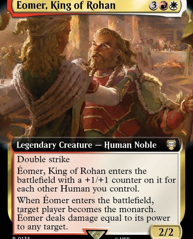 Eomer, King of Rohan (Extended Art) [The Lord of the Rings: Tales of Middle-Earth Commander]