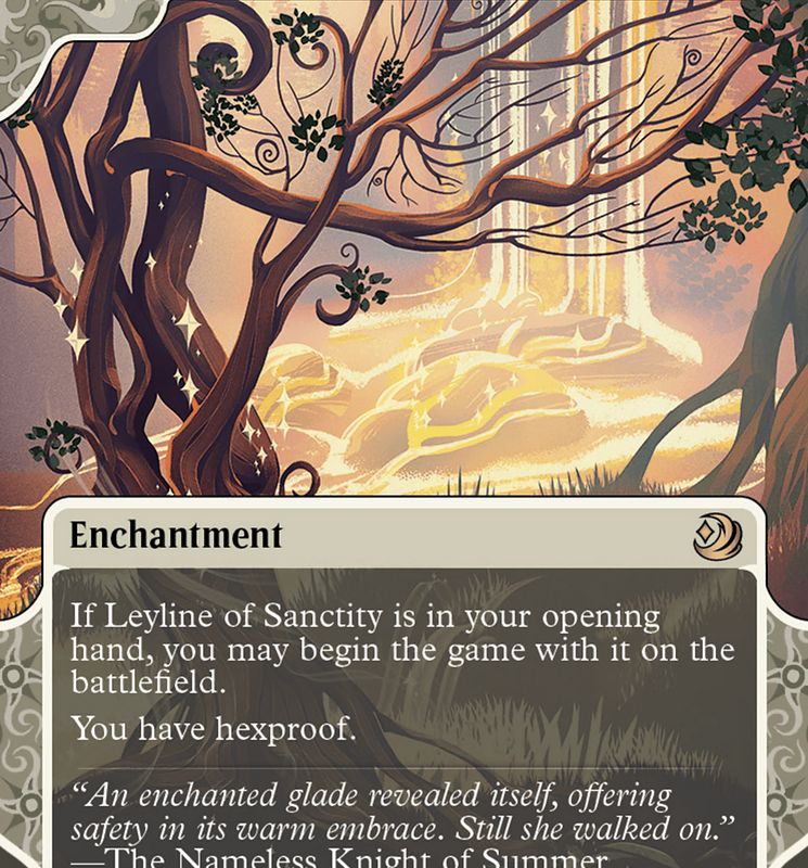 Leyline of Sanctity [Wilds of Eldraine: Enchanting Tales]