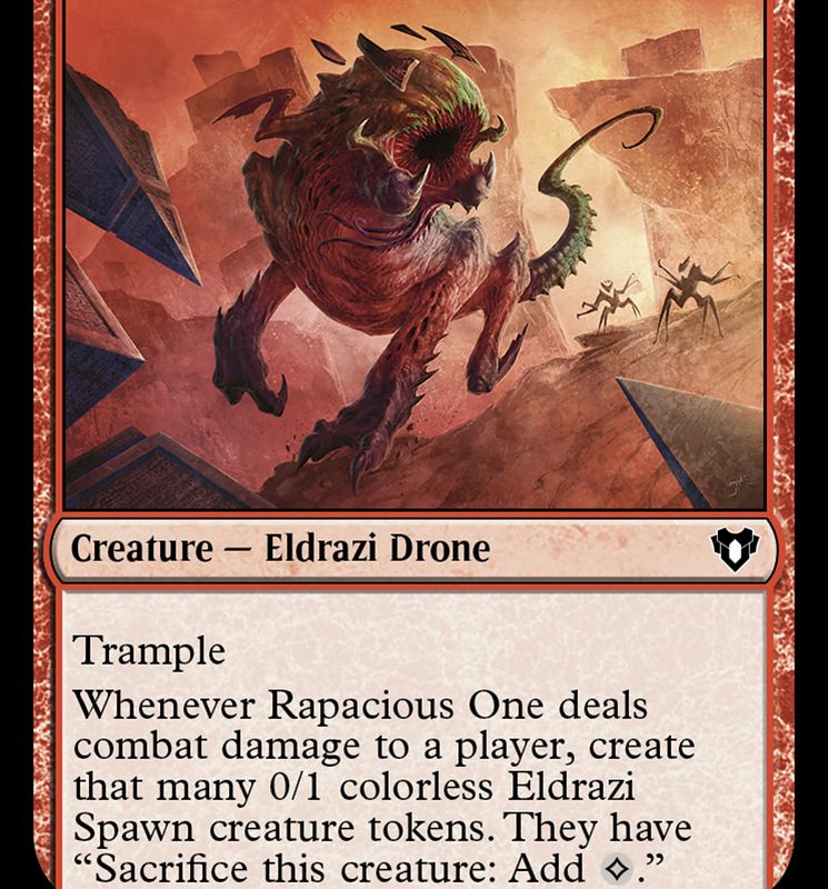 Rapacious One [Commander Masters]
