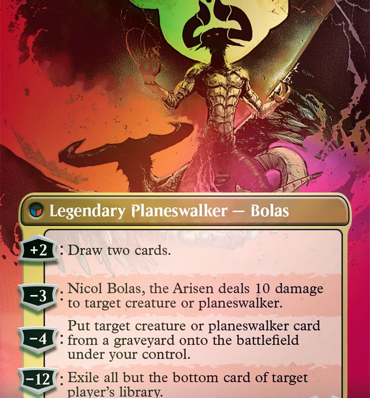 Nicol Bolas, the Ravager // Nicol Bolas, the Arisen (Borderless) [Secret Lair: From Cute to Brute]