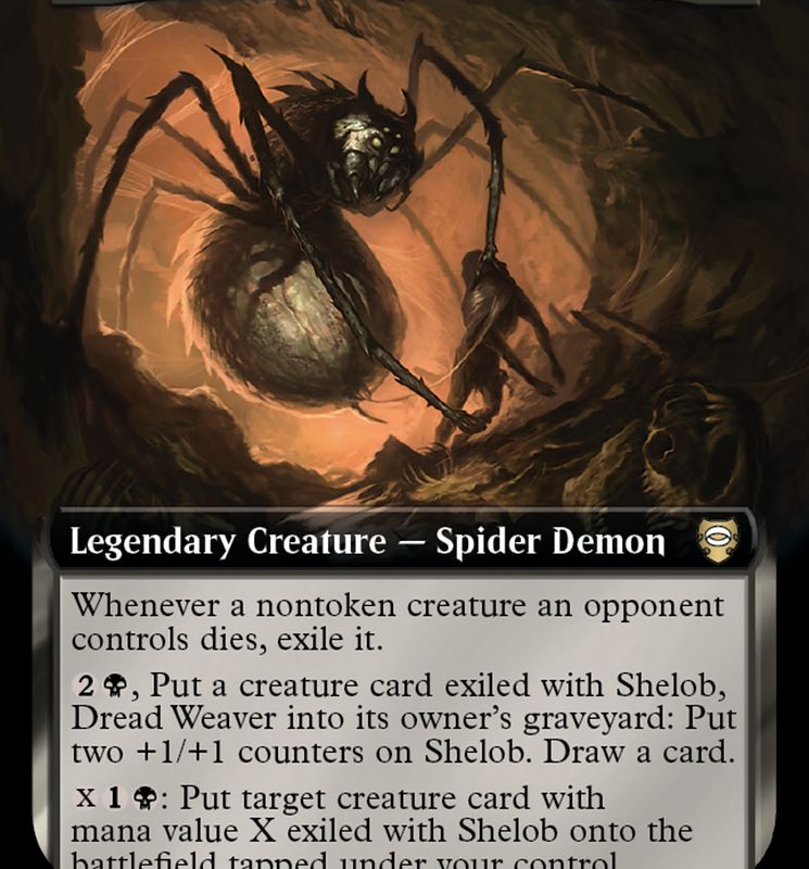 Shelob, Dread Weaver (Extended Art) [The Lord of the Rings: Tales of Middle-Earth Commander]