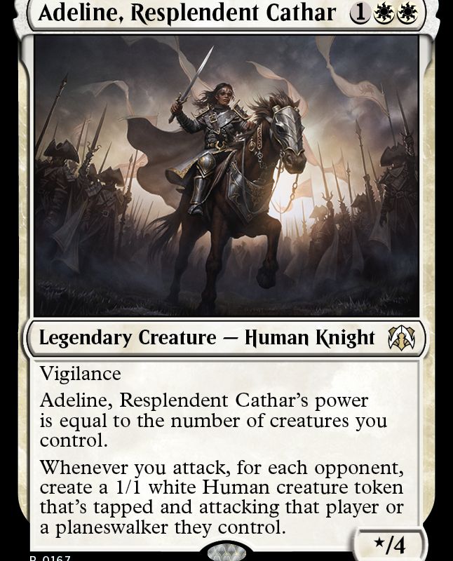 Adeline, Resplendent Cathar [March of the Machine Commander]