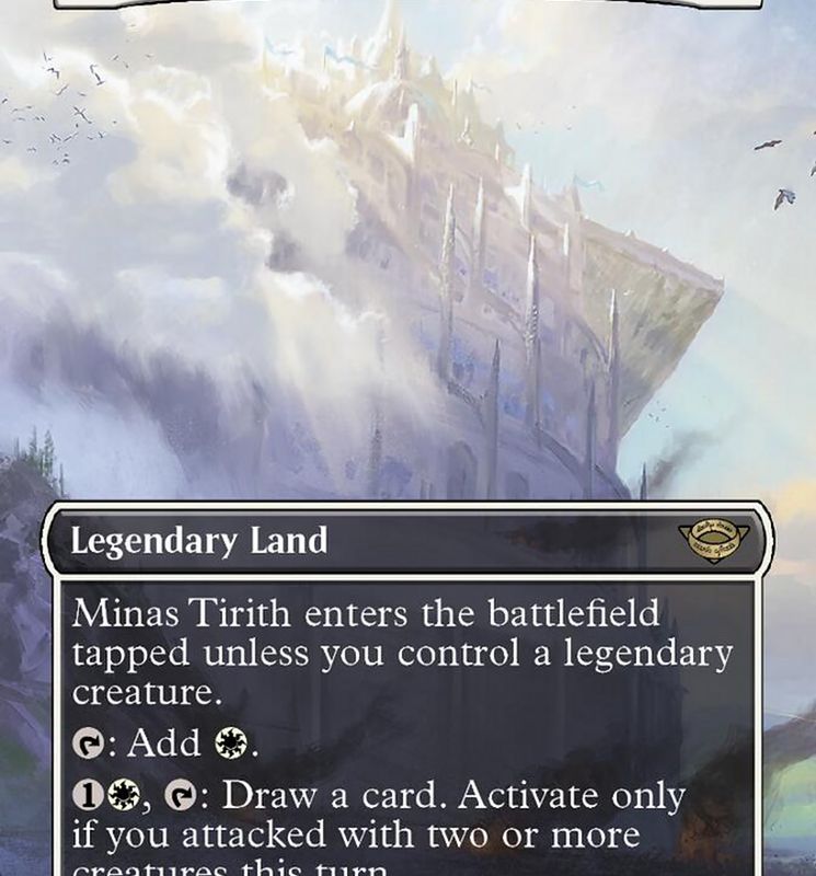 Minas Tirith (Borderless Alternate Art) (420) [The Lord of the Rings: Tales of Middle-Earth]