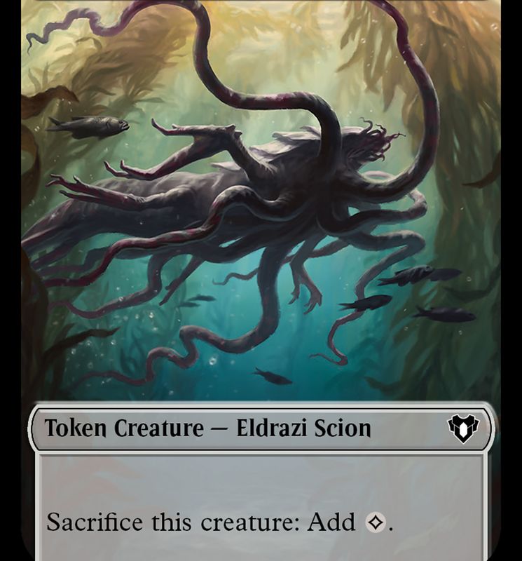 Eldrazi Scion // Spirit (0058) Double-Sided Token [Commander Masters Tokens]