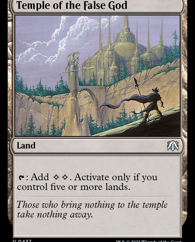 Temple of the False God [March of the Machine Commander]