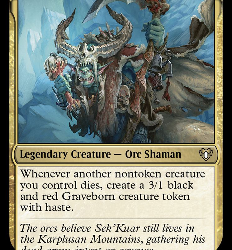 Sek'Kuar, Deathkeeper [Commander Masters]