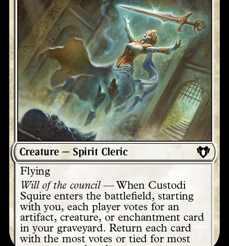 Custodi Squire [Commander Masters]