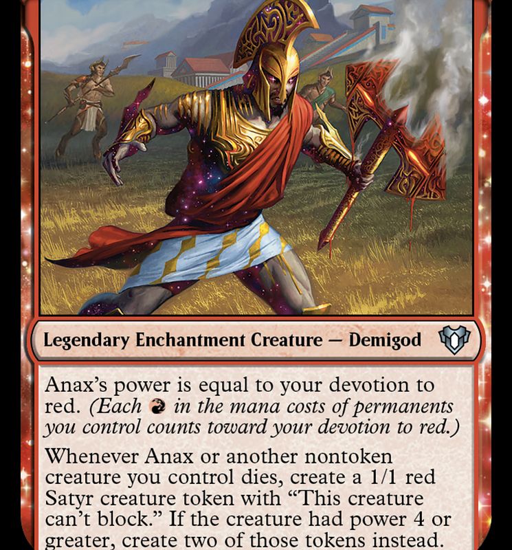 Anax, Harden in the Forge [Commander Masters]