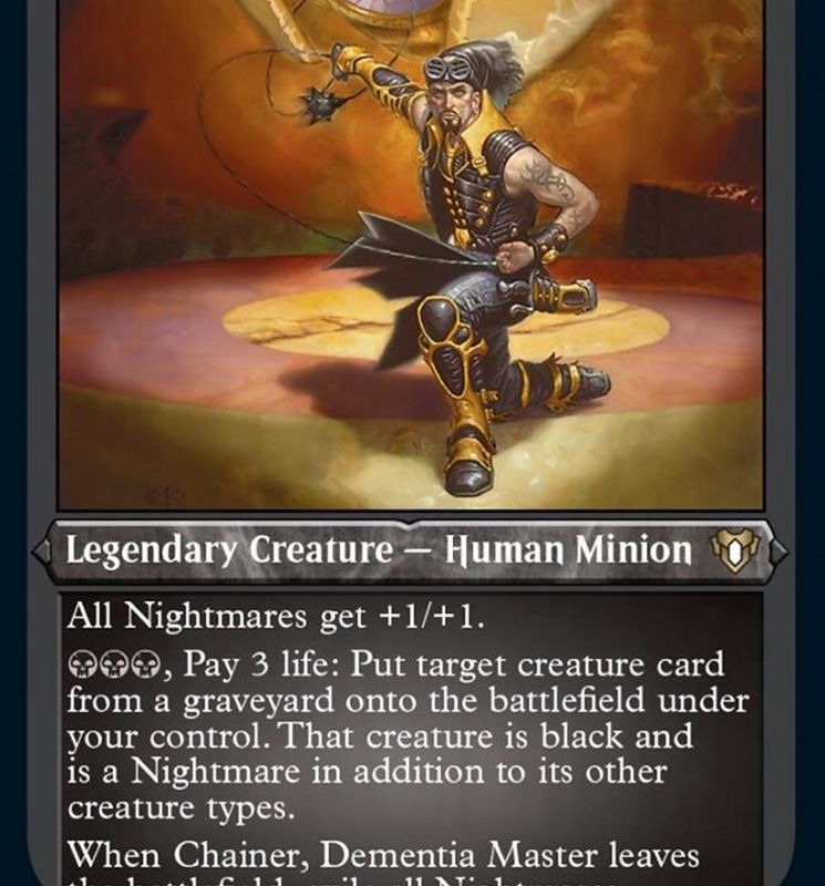 Chainer, Dementia Master (Foil Etched) [Commander Masters]