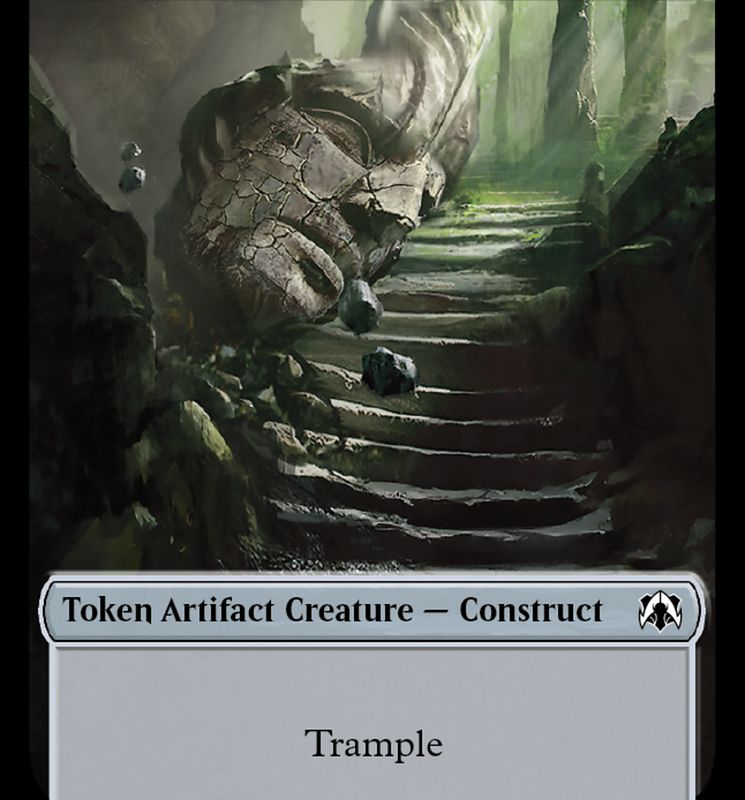 Phyrexian Golem // Construct Double-Sided Token [March of the Machine Commander Tokens]