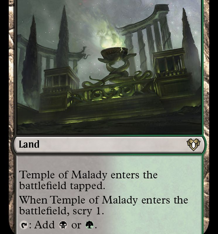 Temple of Malady [Commander Masters]