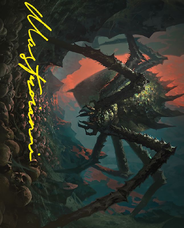 Shelob, Child of Ungoliant Art Card (Gold-Stamped Signature) [The Lord of the Rings: Tales of Middle-earth Art Series]