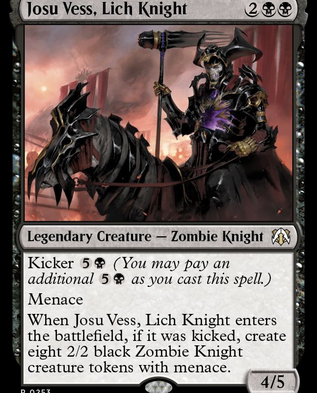 Josu Vess, Lich Knight [March of the Machine Commander]