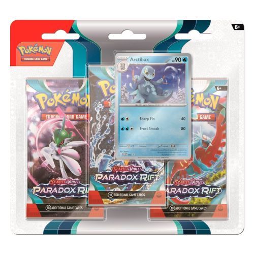 PARADOX RIFT ARCTIBAX 3 PACK CHECKLANE (PRE ORDER NOV 3) SCARLET & VIOLET POKEMON TCG