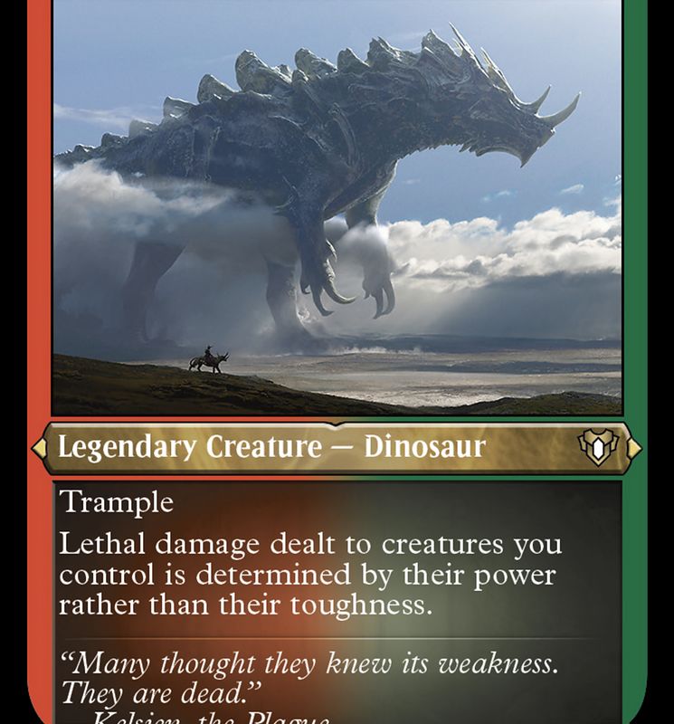 Zilortha, Strength Incarnate (Foil Etched) [Commander Masters]