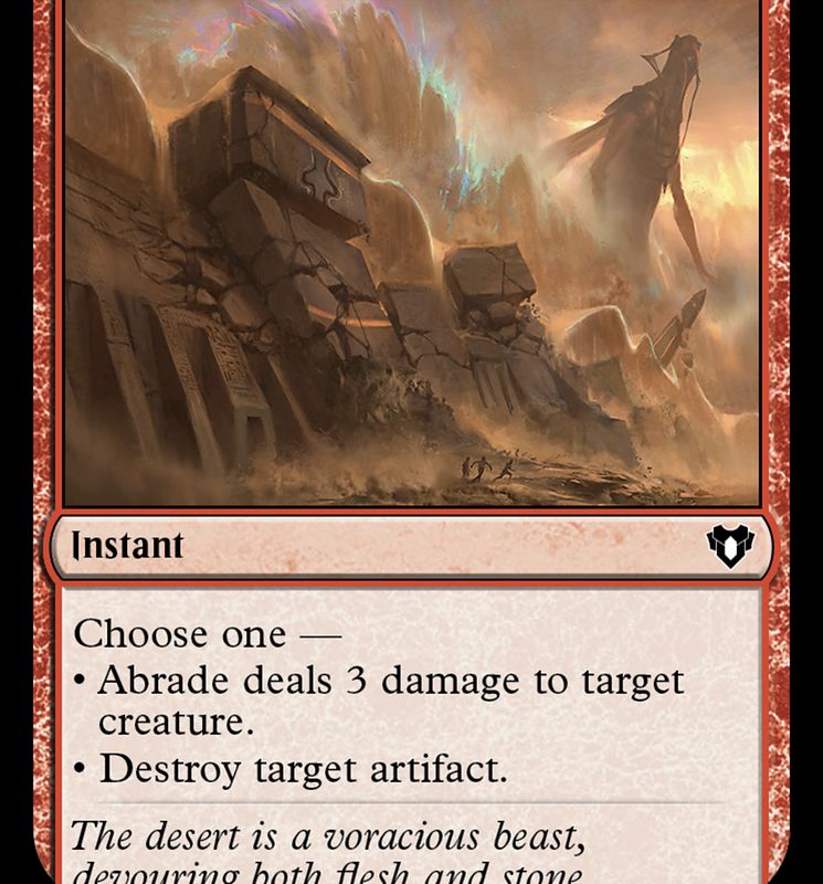 Abrade [Commander Masters]