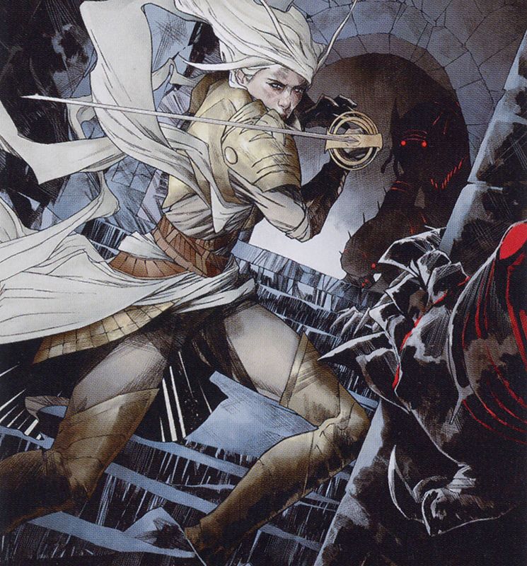 Thalia, Guardian of Thraben Art Card [March of the Machine Art Series]