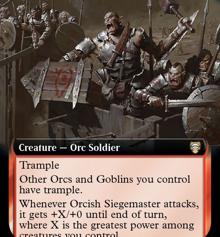 Orcish Siegemaster (Extended Art) [The Lord of the Rings: Tales of Middle-Earth Commander]