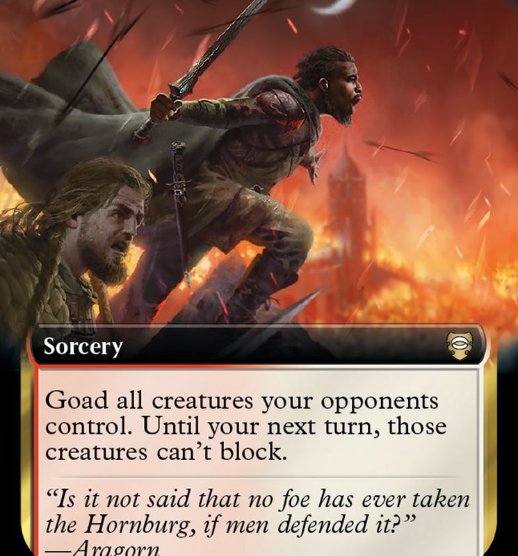 Taunt from the Rampart (Extended Art) [The Lord of the Rings: Tales of Middle-Earth Commander]
