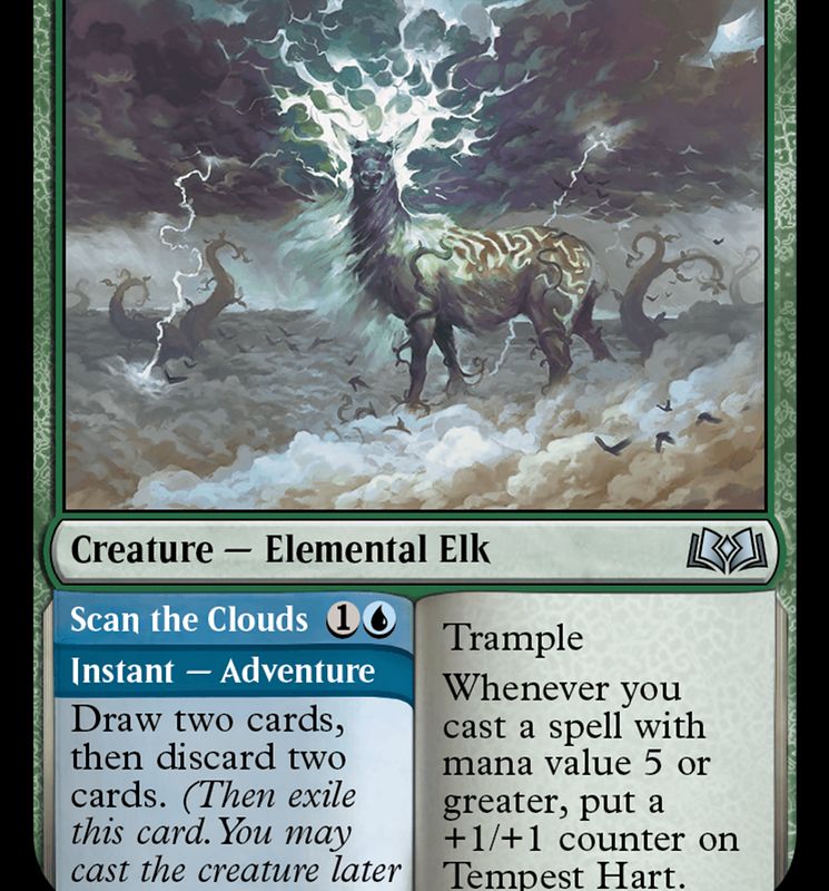 Tempest Hart // Scan the Clouds [Wilds of Eldraine]