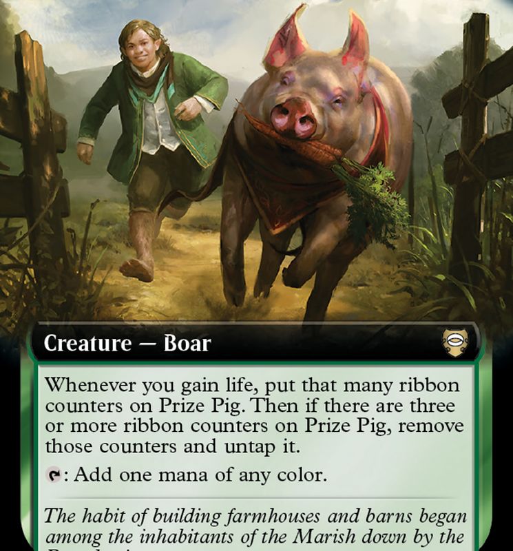 Prize Pig (Extended Art) [The Lord of the Rings: Tales of Middle-Earth Commander]