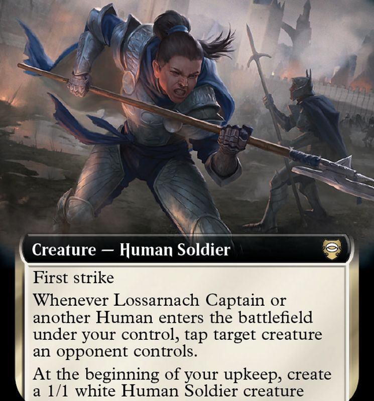 Lossarnach Captain (Extended Art) [The Lord of the Rings: Tales of Middle-Earth Commander]