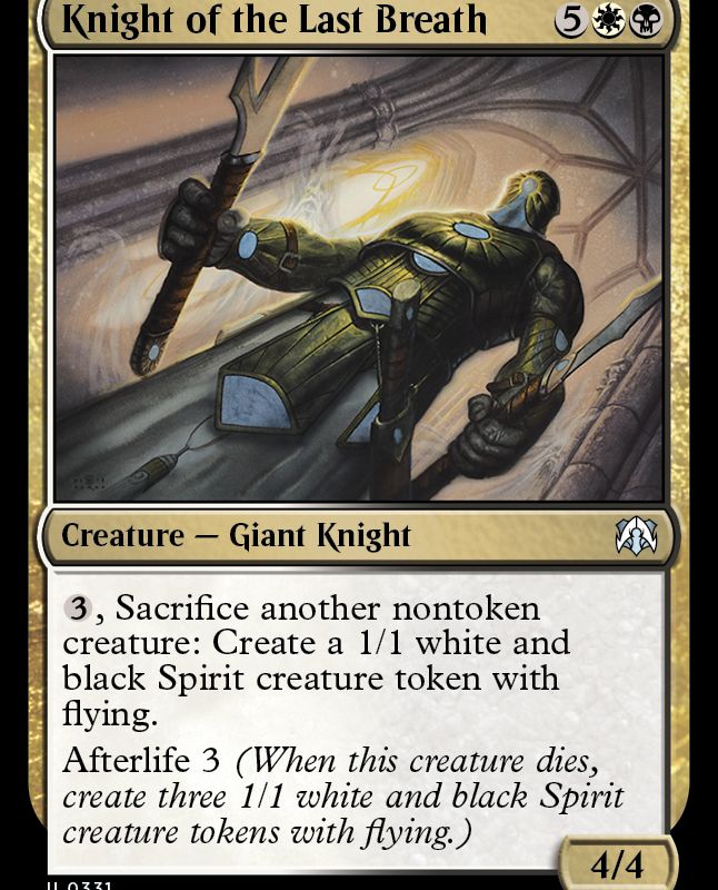 Knight of the Last Breath [March of the Machine Commander]