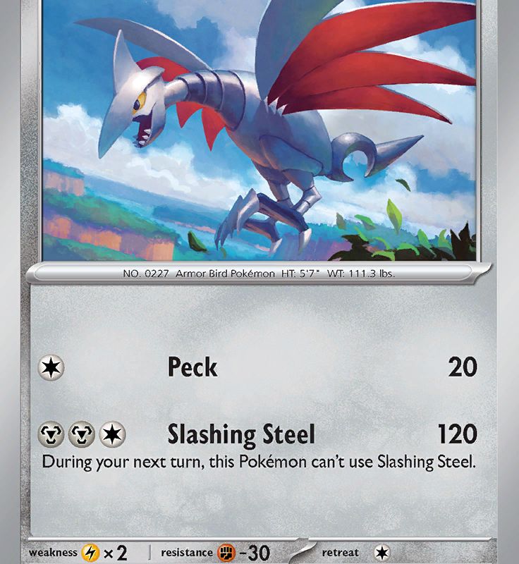 Skarmory (142/197) [Scarlet & Violet: Obsidian Flames]