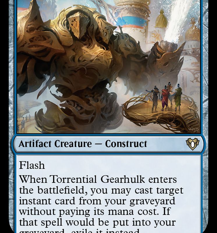 Torrential Gearhulk [Commander Masters]