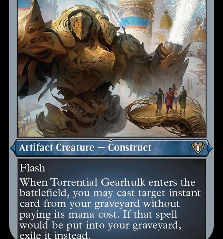 Torrential Gearhulk (Foil Etched) [Commander Masters]